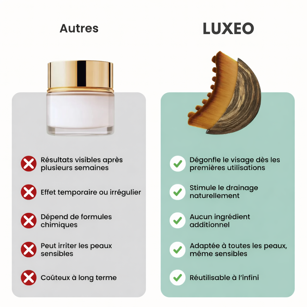 LUXEO™- Brosse de Drainage Lymphatique Visage
